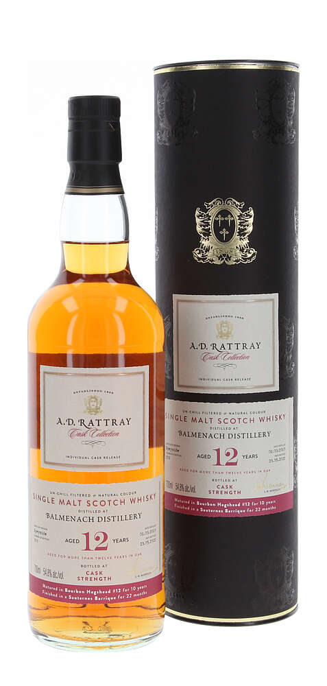 ADRattray Balmenach 2010 #12 12YO 54,8% 0,7L 