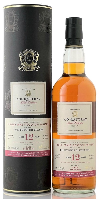ADRattray Dufftown 2009 #700295 12YO 52% 0,7L 