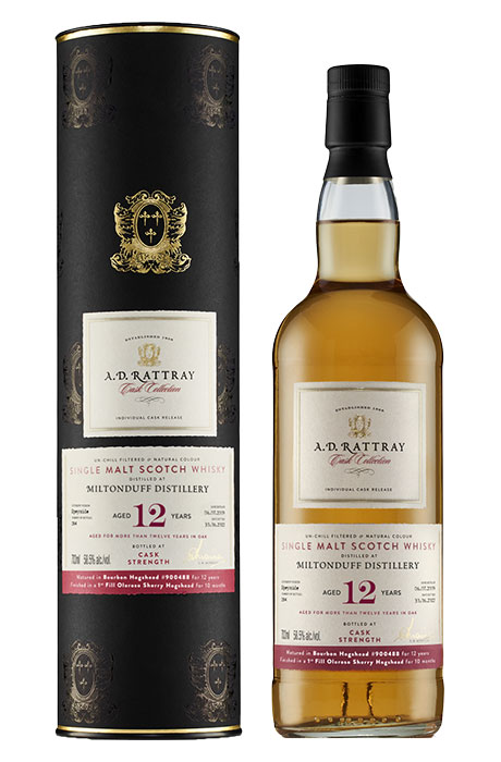 ADRattray Miltonduff 2009 #900488 12YO 