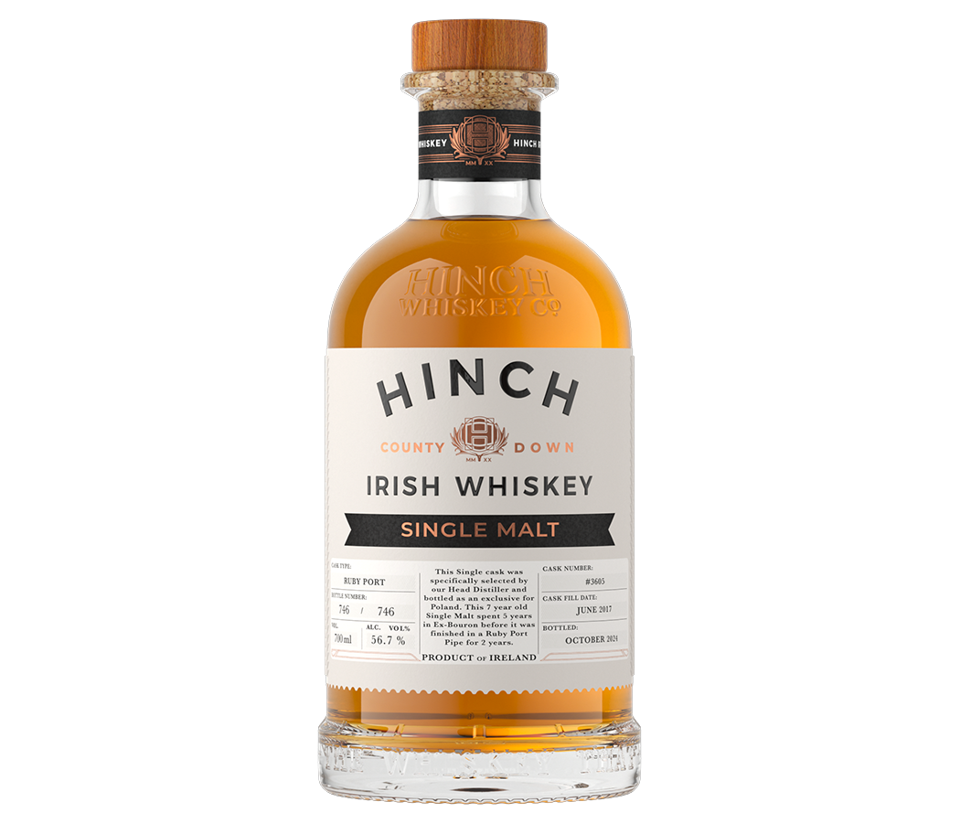 Hinch Single Malt CS Ruby Port 56,7% 0,7L +kart