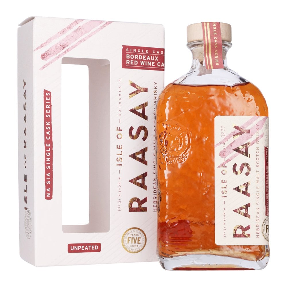 Isle of Raasay Unpeat Red Wine SC 5YO#8 60,7% 0,7L
