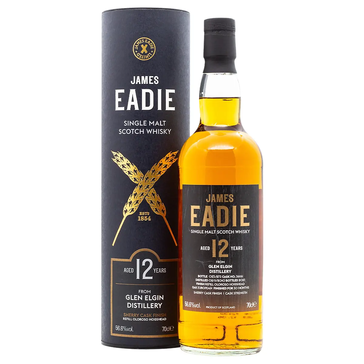 James Eadie Glen Elgin 12YO #361161 Olo[30m fin] 56,6% 0,7L  