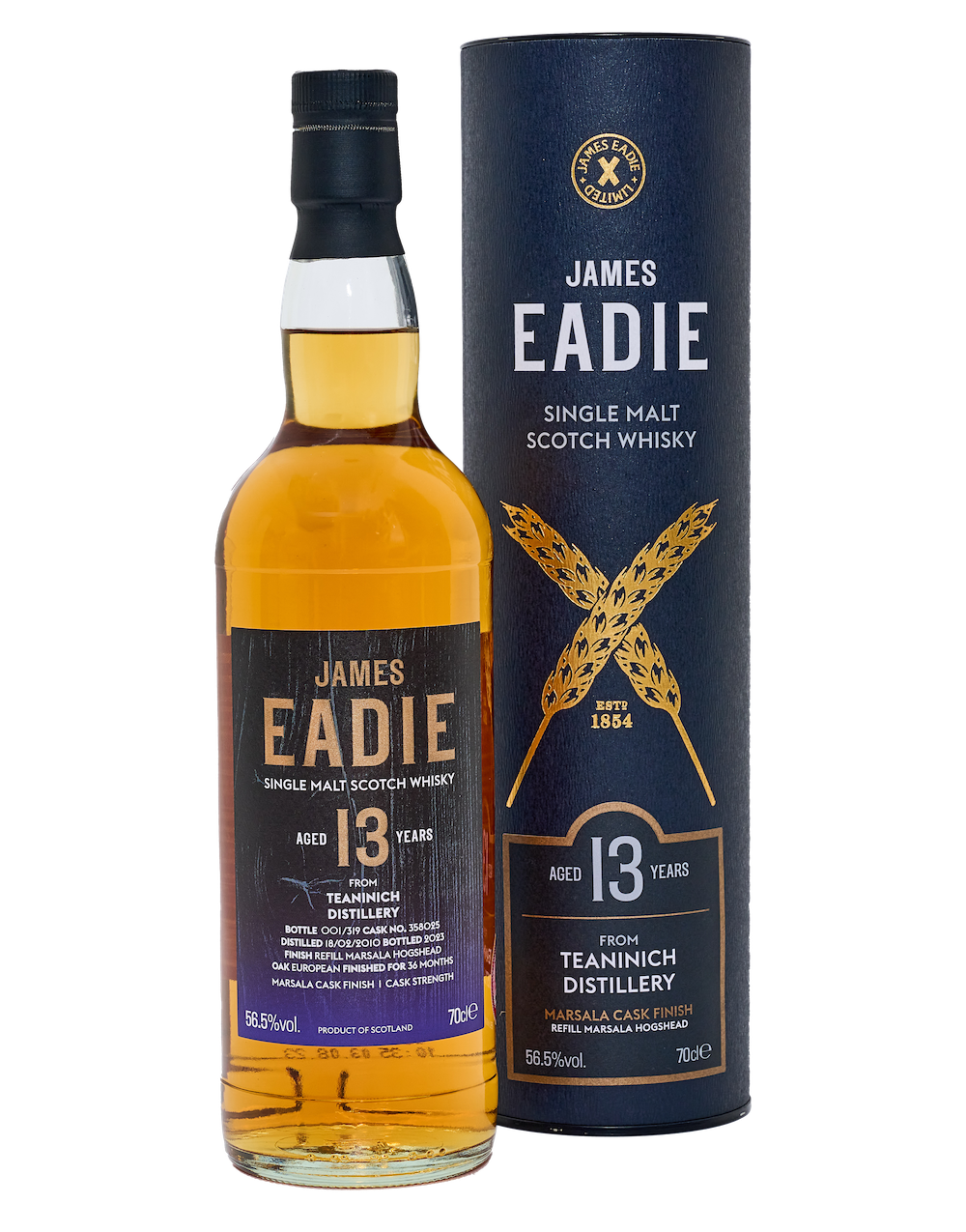 James Eadie Teaninich 13YO #358025 Marsa[36m fin] 56,5%0,7L  