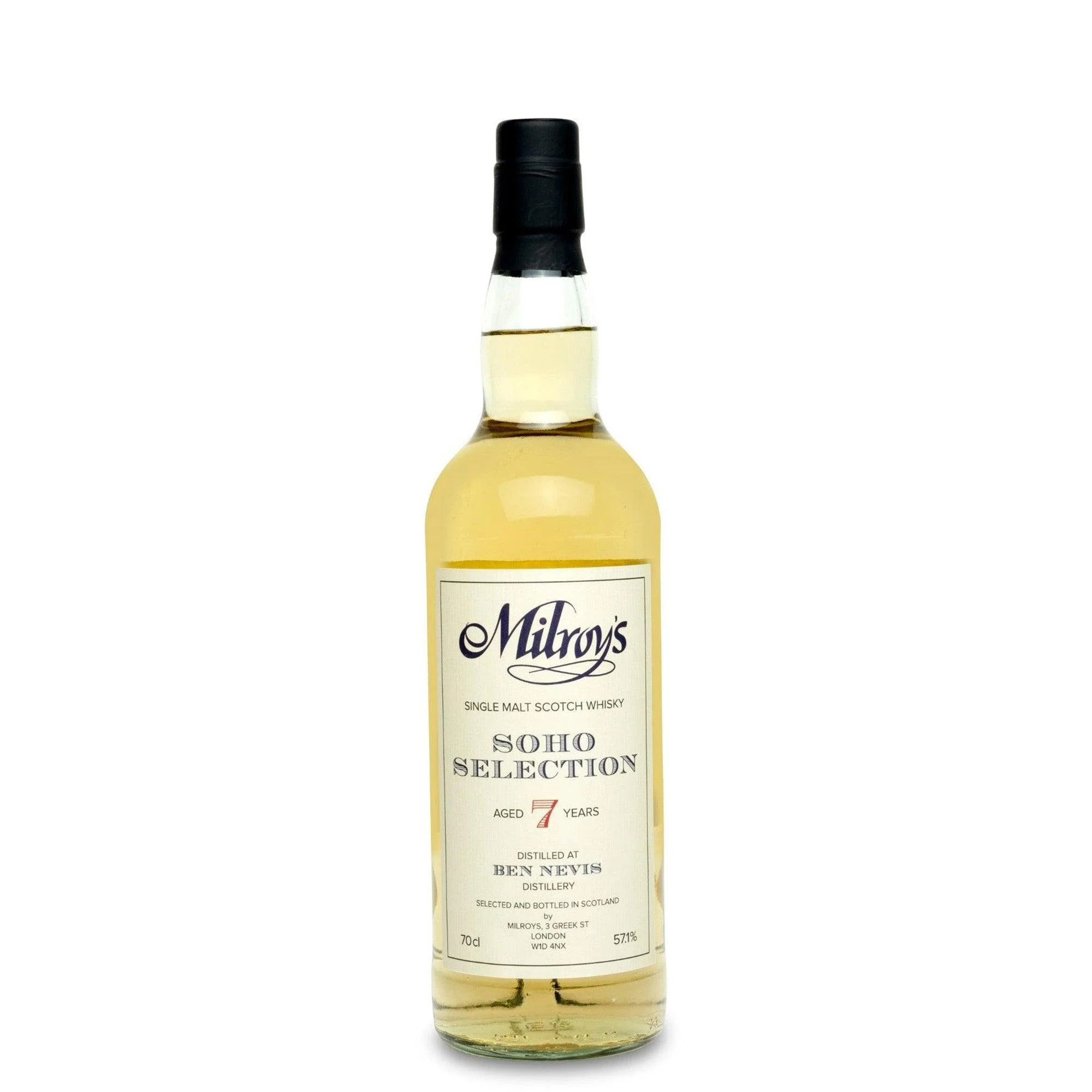 Milroys Ben Nevis Peated 7YO 2015 #409 57,1% 0,7L 