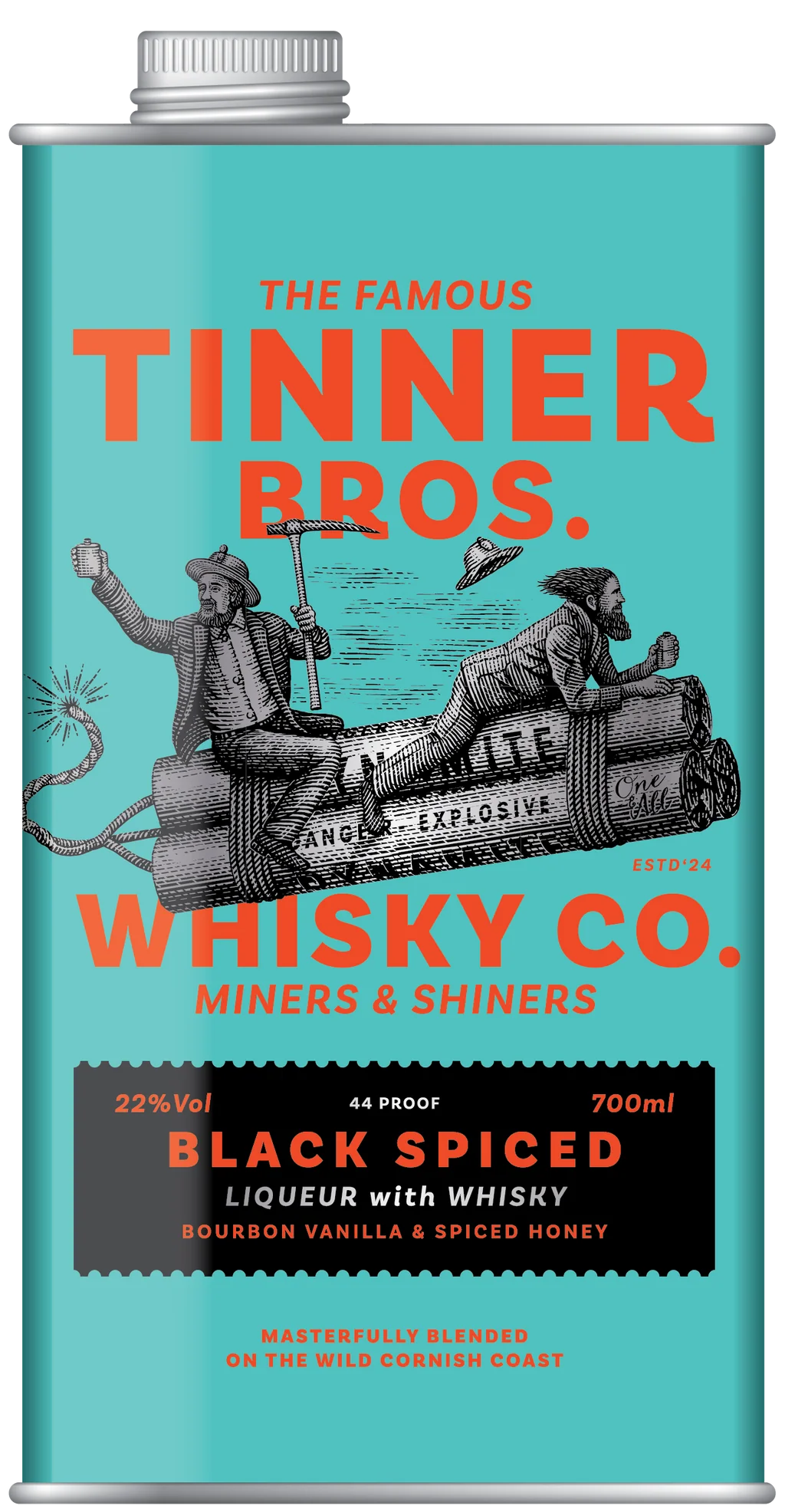 Tinner Bros Black Spiced Whisky Liq 22% 0,7L