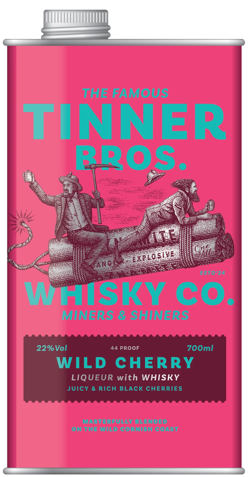 Tinner Bros Wild Cherry Whisky Liq 22% 0,7L