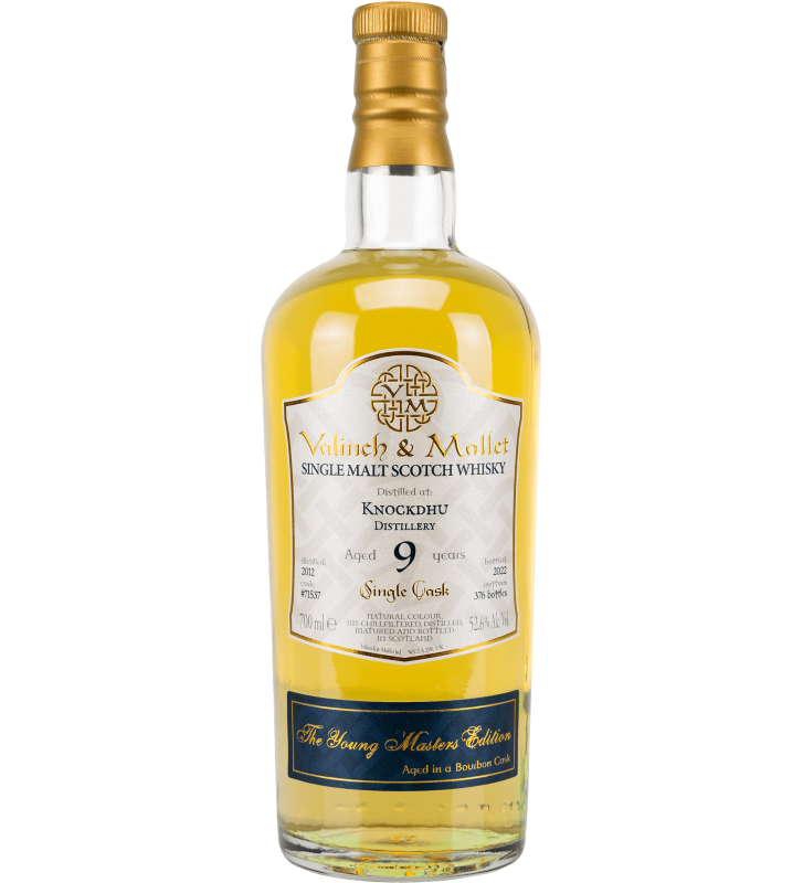Valinch and Mallet Knockdhu 9YO 52,6% 0,7L Bourbon Hogshead
